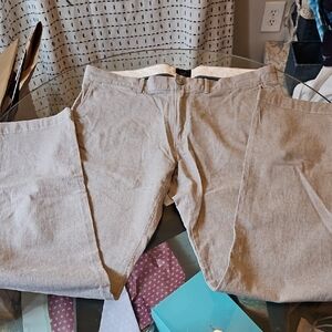 J.Crew Men's Light Gray Stretch 484 Slim Pants 32x32